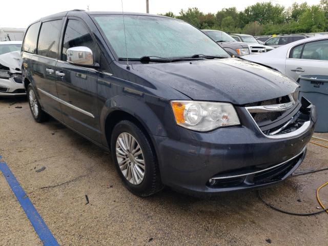2C4RC1CG7DR694257 - 2013 CHRYSLER TOWN & COU TOURING L BLUE photo 4