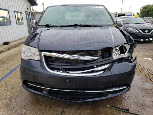 2C4RC1CG7DR694257 - 2013 CHRYSLER TOWN & COU TOURING L BLUE photo 5