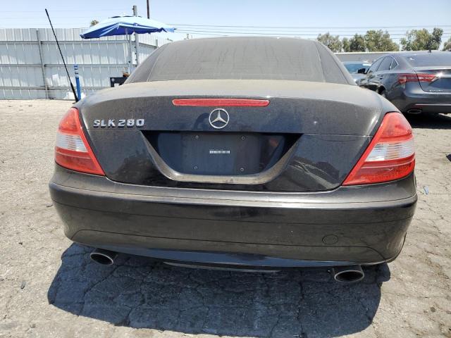 WDBWK54F36F106785 - 2006 MERCEDES-BENZ SLK 280 BLACK photo 6