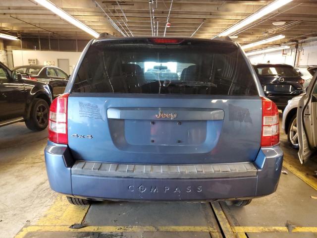 1J8FF47W77D429593 - 2007 JEEP COMPASS BLUE photo 6