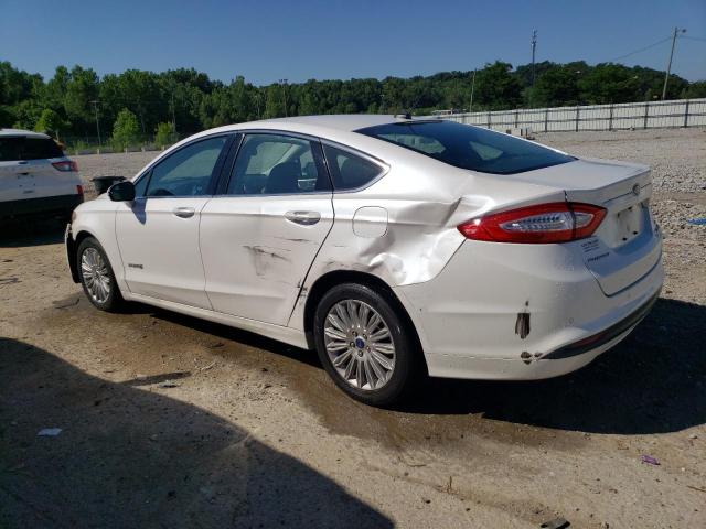 3FA6P0LU5DR358646 - 2013 FORD FUSION SE HYBRID WHITE photo 2