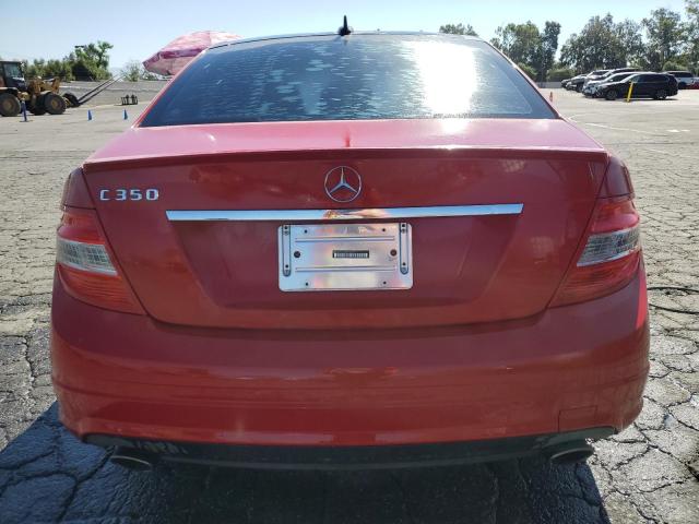 WDDGF56X58R029411 - 2008 MERCEDES-BENZ C 350 RED photo 6