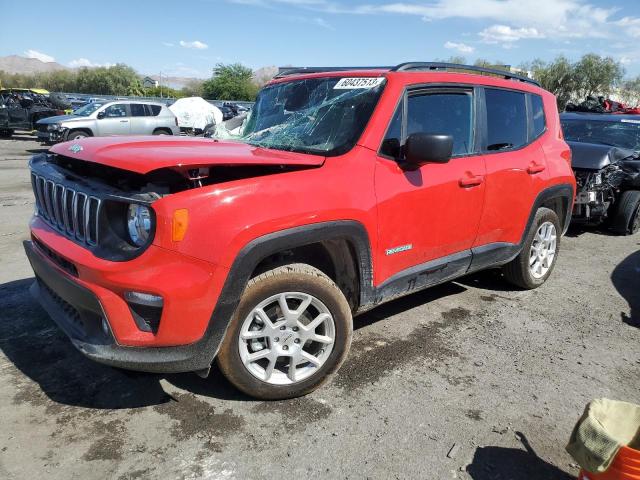 ZACNJDB16NPN85892 - 2022 JEEP RENEGADE LATITUDE RED photo 1