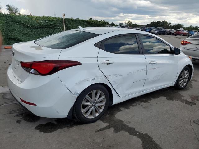 5NPDH4AE7FH631996 - 2015 HYUNDAI ELANTRA SE WHITE photo 3