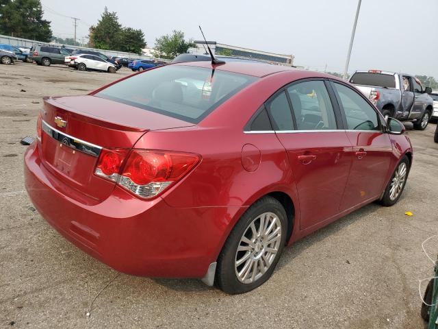 1G1PJ5S99B7299429 - 2011 CHEVROLET CRUZE ECO RED photo 3