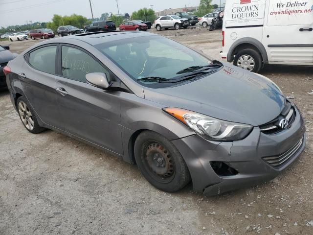 5NPDH4AE0CH109514 - 2012 HYUNDAI ELANTRA GLS SILVER photo 4