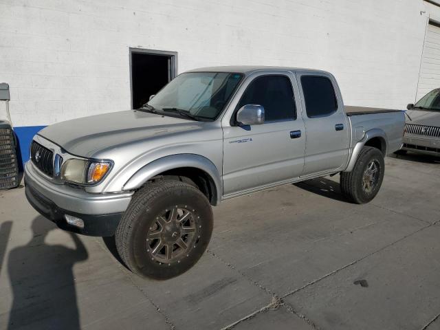 5TEGN92N31Z818496 - 2001 TOYOTA TACOMA DOUBLE CAB PRERUNNER SILVER photo 1