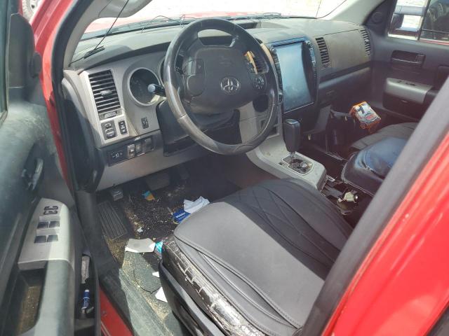 5TFRV54107X021800 - 2007 TOYOTA TUNDRA DOUBLE CAB SR5 RED photo 10