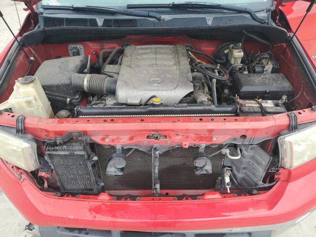 5TFRV54107X021800 - 2007 TOYOTA TUNDRA DOUBLE CAB SR5 RED photo 12