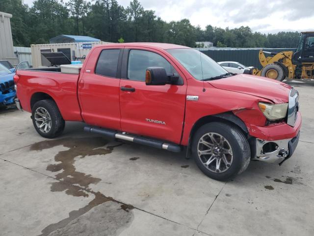 5TFRV54107X021800 - 2007 TOYOTA TUNDRA DOUBLE CAB SR5 RED photo 4