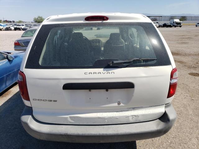 1D8GP25E35B286207 - 2005 DODGE CARAVAN SE WHITE photo 6