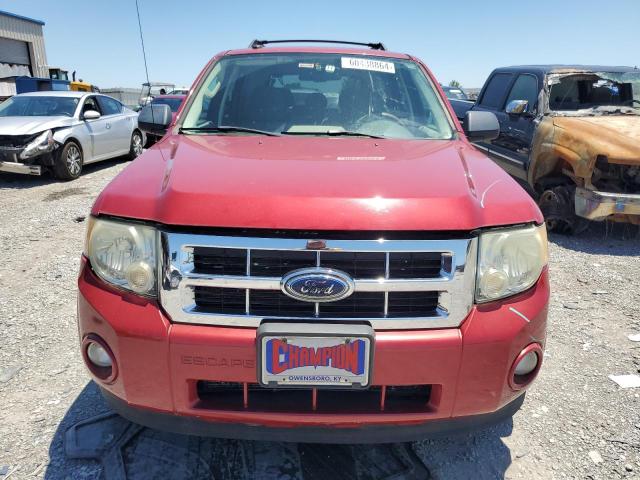 1FMCU03719KB46849 - 2009 FORD ESCAPE XLT RED photo 5