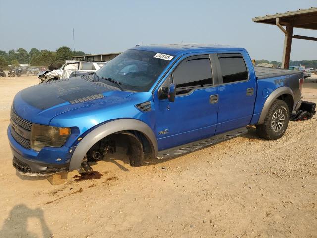 1FTFW1R65CFB82978 - 2012 FORD F150 SVT RAPTOR BLUE photo 1