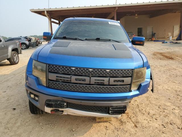 1FTFW1R65CFB82978 - 2012 FORD F150 SVT RAPTOR BLUE photo 5