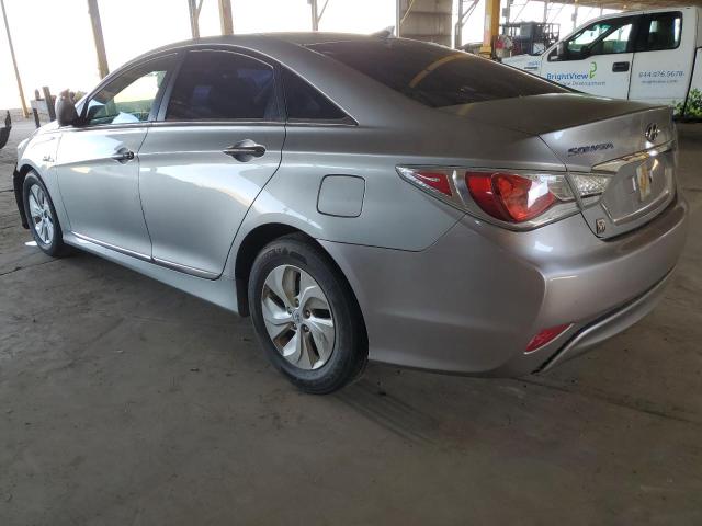 KMHEC4A41DA074965 - 2013 HYUNDAI SONATA HYBRID SILVER photo 2