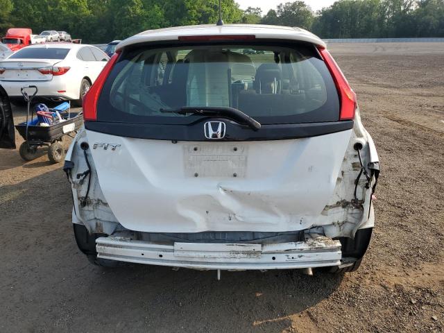 JHMGK5H54HS001057 - 2017 HONDA FIT LX WHITE photo 6