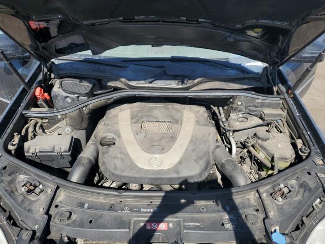4JGBB8GB2BA665287 - 2011 MERCEDES-BENZ ML 350 4MATIC BLACK photo 12