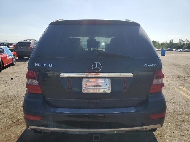 4JGBB8GB2BA665287 - 2011 MERCEDES-BENZ ML 350 4MATIC BLACK photo 6