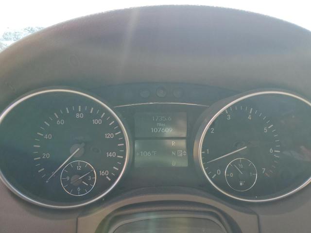 4JGBB8GB2BA665287 - 2011 MERCEDES-BENZ ML 350 4MATIC BLACK photo 9