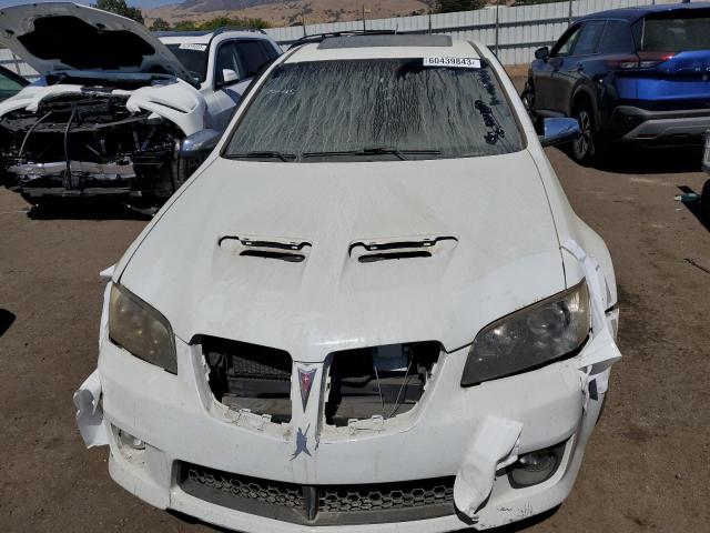 6G2EP57W09L300908 - 2009 PONTIAC G8 GXP WHITE photo 5