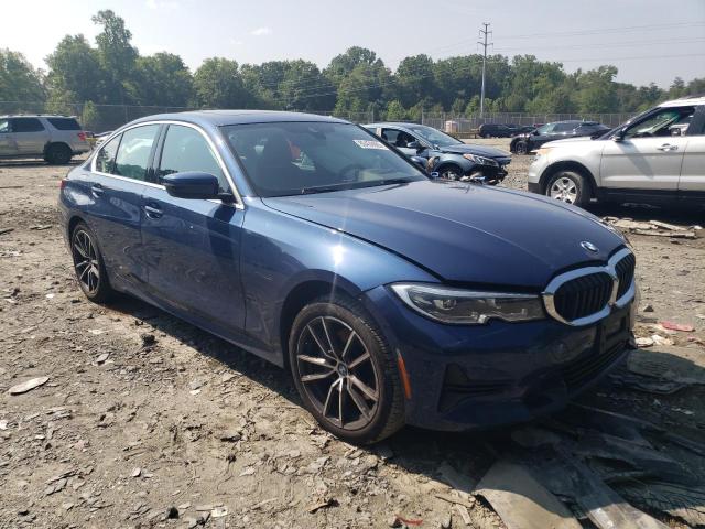 3MW5R7J03M8B82319 - 2021 BMW 330XI BLUE photo 4