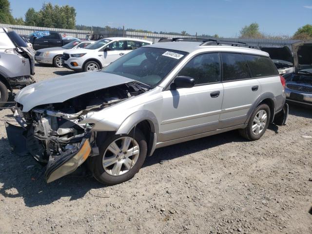 4S4BP61C857365956 - 2005 SUBARU LEGACY OUTBACK 2.5I SILVER photo 1