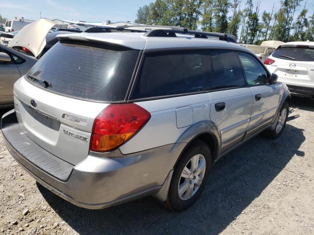 4S4BP61C857365956 - 2005 SUBARU LEGACY OUTBACK 2.5I SILVER photo 3