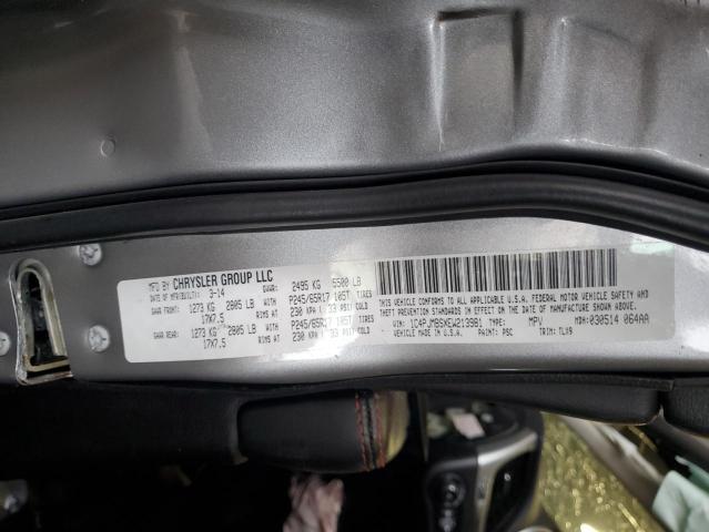 1C4PJMBSXEW213981 - 2014 JEEP CHEROKEE TRAILHAWK SILVER photo 14