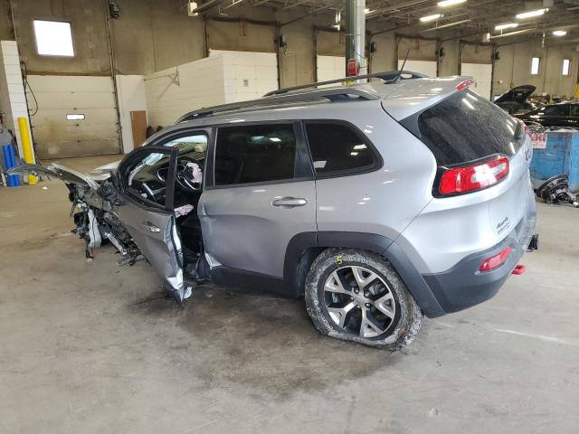 1C4PJMBSXEW213981 - 2014 JEEP CHEROKEE TRAILHAWK SILVER photo 2
