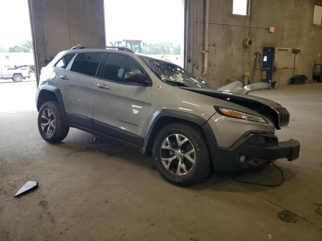 1C4PJMBSXEW213981 - 2014 JEEP CHEROKEE TRAILHAWK SILVER photo 4