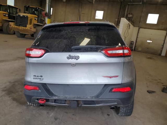 1C4PJMBSXEW213981 - 2014 JEEP CHEROKEE TRAILHAWK SILVER photo 6