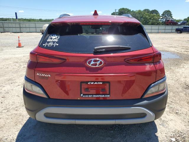 KM8K32AB4NU849684 - 2022 HYUNDAI KONA SEL RED photo 6