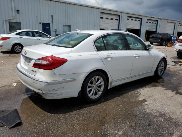 KMHGC4DD4CU189318 - 2012 HYUNDAI GENESIS 3.8L Білий фото 3