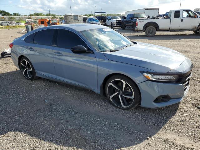 1HGCV2F33MA033183 - 2021 HONDA ACCORD SPORT GRAY photo 4