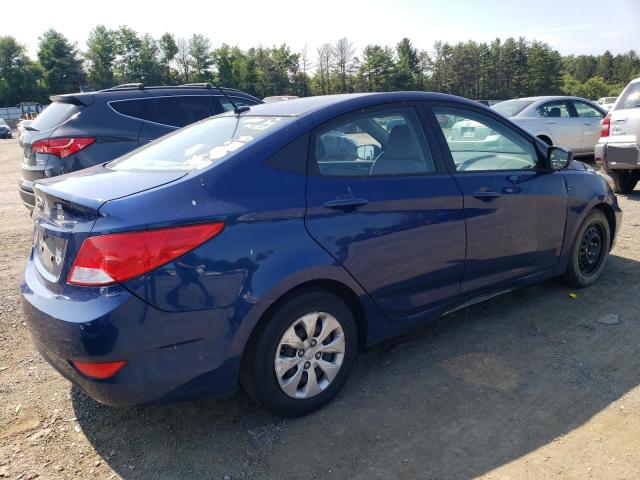 KMHCT4AE0HU188377 - 2017 HYUNDAI ACCENT SE BLUE photo 3