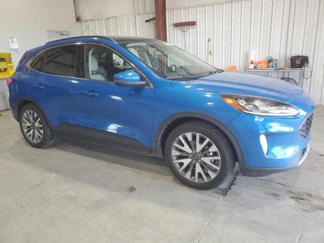1FMCU0DZ8LUB75275 - 2020 FORD ESCAPE TITANIUM 蓝色 照片 4