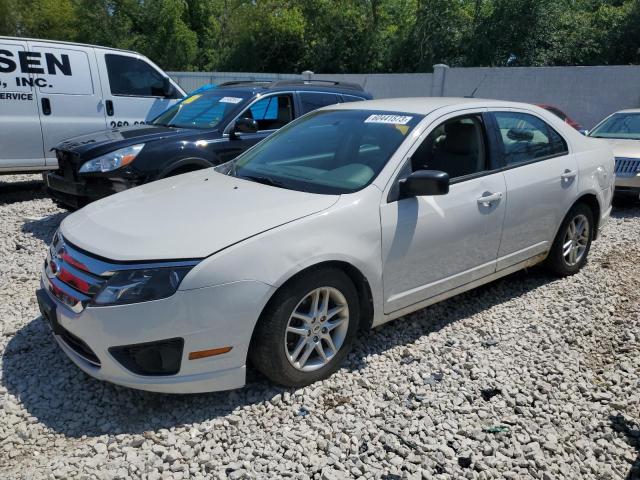 3FAHP0GA6CR288808 - 2012 FORD FUSION S WHITE photo 1