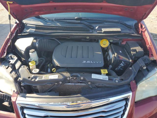 2C4RC1BG4ER124011 - 2014 CHRYSLER TOWN & COU TOURING RED photo 12