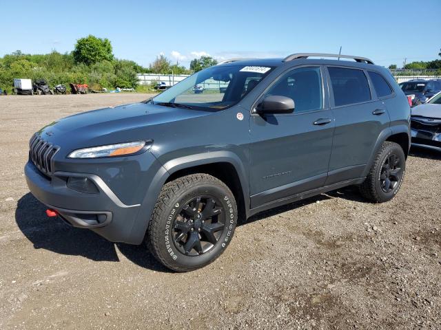 1C4PJMBS1GW309985 - 2016 JEEP CHEROKEE TRAILHAWK GRAY photo 1