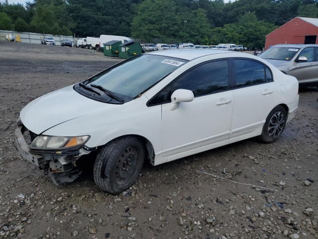 2HGFA16589H544000 - 2009 HONDA CIVIC LX WHITE photo 1