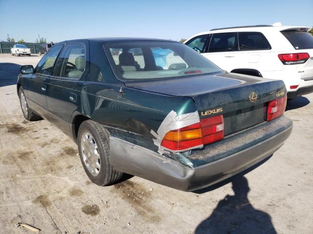 JT8BH22F9T0046234 - 1996 LEXUS LS 400 GREEN photo 3