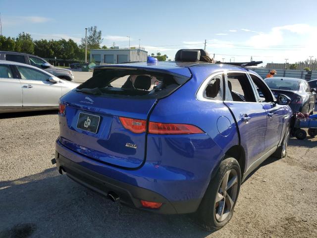 SADCJ2FX8KA616458 - 2019 JAGUAR F-PACE PREMIUM BLUE photo 4