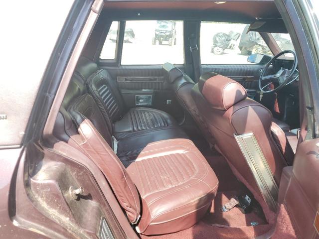 1G1BU51H7H9156079 - 1987 CHEVROLET CAPRICE CLASSIC BROUGHAM 勃艮第红 照片 10