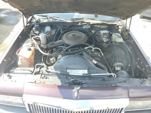 1G1BU51H7H9156079 - 1987 CHEVROLET CAPRICE CLASSIC BROUGHAM 勃艮第红 照片 11