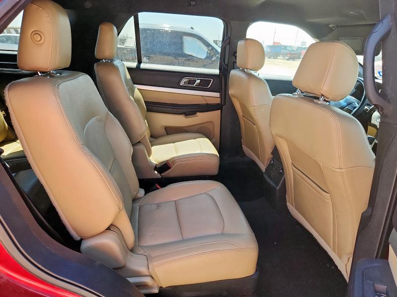 1FM5K7D84HGA10974 - 2017 FORD EXPLORER XLT RED photo 11