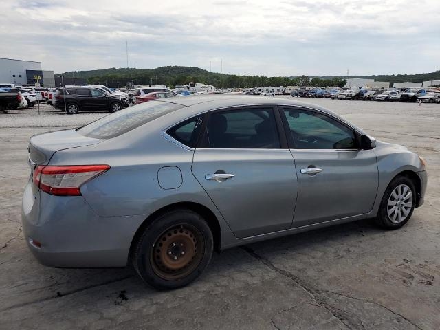 3N1AB7AP6EY330132 - 2014 NISSAN SENTRA S GRAY photo 3