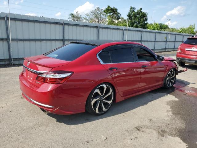 1HGCR2F61GA061227 - 2016 HONDA ACCORD SPORT Rot Foto 3