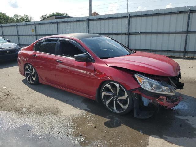 1HGCR2F61GA061227 - 2016 HONDA ACCORD SPORT Rot Foto 4