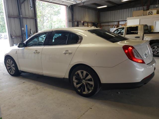 1LNHL9EK0DG602351 - 2013 LINCOLN MKS WHITE photo 2