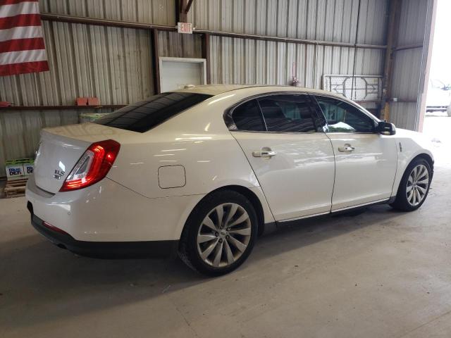 1LNHL9EK0DG602351 - 2013 LINCOLN MKS WHITE photo 3